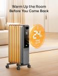 DREO 1500W Electric Oil Radiator Heater with Remote