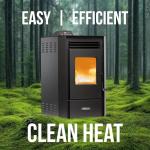 Vogelzang WiFi Pellet Stove for 1,800 Sq. Ft