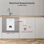 CAMPLUX 6kW Electric Tankless Water Heater
