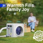 AQUASTRONG Electric Pool Heater for Up to 5000 Gallons