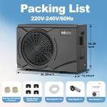 MICOE 58,000 BTU Smart Pool Heat Pump