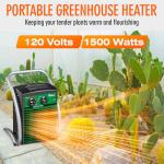 Dr. Infrared 1500W Heater for Garage & Greenhouse