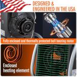 Dr. Infrared 1500W Heater for Garage & Greenhouse