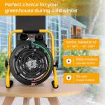 Digital Thermostat Greenhouse Heater with Overheat Protection