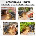 1500W Digital Greenhouse Heater with Thermostat