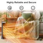 Indoor Oscillating Space Heater with Remote Control