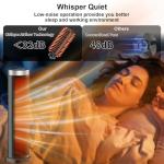 Indoor Oscillating Space Heater with Remote Control