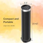 Indoor Oscillating Space Heater with Remote Control