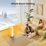 Portable Electric Radiator Heater with 3 Heat Settings