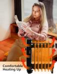 Oil Filled Radiator Heater with Adjustable Thermostat
