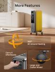 Dreo 1500W Oil-Filled Radiator Heater for Large Rooms