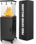 Pamapic 41,000 BTU Propane Patio Heater with Wheels