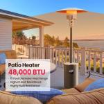 PAMAPIC 48000 BTU Outdoor Propane Patio Heater