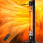 1500W Infrared Patio Heater with Remote Control