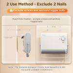 EasyAcc 1200W Energy Efficient Oscillating Heater