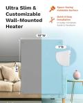 Mini Electric Wall Heater - 250W Energy Efficient
