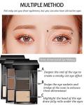 3 Color Eyebrow Powder Kit with Brush & Mirror