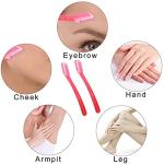 16-Piece Pink Makeup Brush Set with Eyebrow Razor