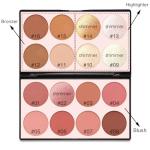16-Color Contour Palette for Flawless Makeup
