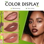 Dark Brown Lip Liner and Moisturizing Gloss Set