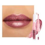 Kaely 2-in-1 Mauve Metallic Lipstick & Liner