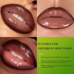 Dark Brown Lip Liner and Moisturizing Gloss Set