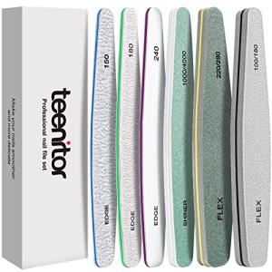 Teenitor 6-Pack Nail File and Buffer Set
