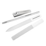 Tweezerman Glass Manicure Set with Essential Tools
