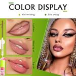 Brown Lip Liner and Pink Lip Oil Gloss Set