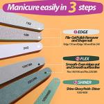 Teenitor 6-Pack Nail File and Buffer Set
