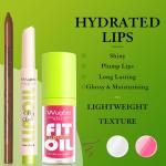 Brown Lip Liner and Pink Lip Oil Gloss Set