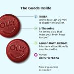 OLLY Goodbye Stress Gummies with GABA and Lemon Balm