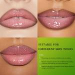 Brown Lip Liner and Pink Lip Oil Gloss Set