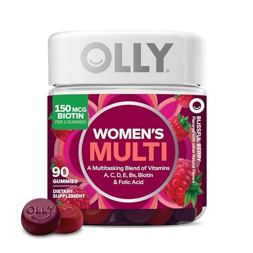 OLLY Women's Berry Flavor Multivitamin Gummies 90 Count