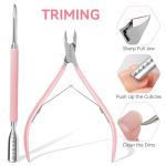 Nail File and Buffer Set with Cuticle Tools