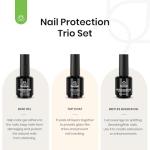 Beetles 3-Pack Nail Gel Top & Base Coat Set