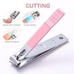 Nail File and Buffer Set with Cuticle Tools