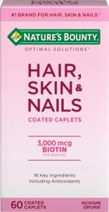 Nature's Bounty Hair, Skin & Nails Supplements, 60 Count