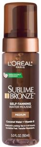 L'Oreal Sublime Bronze Medium Tanning Water Mousse