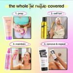 b.tan Dark Spray Tan Bronzing Mist - Tanned AF