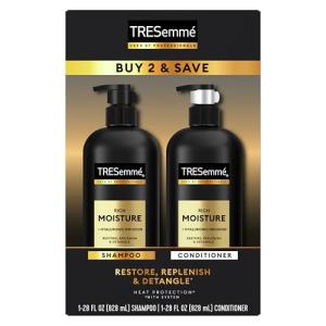 TRESemmé Moisture Shampoo & Conditioner Set, 28 oz