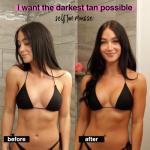 b.tan Ultra Dark Self Tanner Mousse - Fast Glow