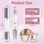 YOCASII 4PCS Travel Perfume Bottles with Spray & Rollers