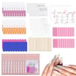 20PCS Press-On Nail Kit with Tools and Glue