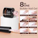 Builder Nail Gel Polish Set with LED Lamp