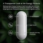 Vitality Extract, Energy Supplement 60 Caps. 72 Trace Minerals from Ancient Mesozoic Plants w/Apple Extract | Polyphenol-Rich Supplement to Energize Vitality, Endurance Booster & Metabolism Activator