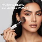 Dual-Ended Makeup Brush for Blush and Concealer