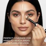 Dual-Ended Makeup Brush for Blush and Concealer