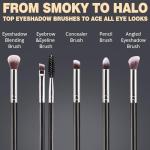 BEAKEY Professional Makeup Brush Set with Blender