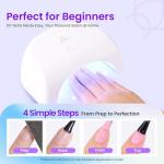 Beetles 34pc Gel Nail Polish Set with UV Light